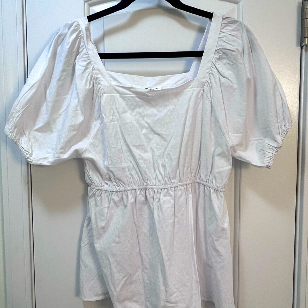 BNWT Michelle McDowell Gracie Snow White Top